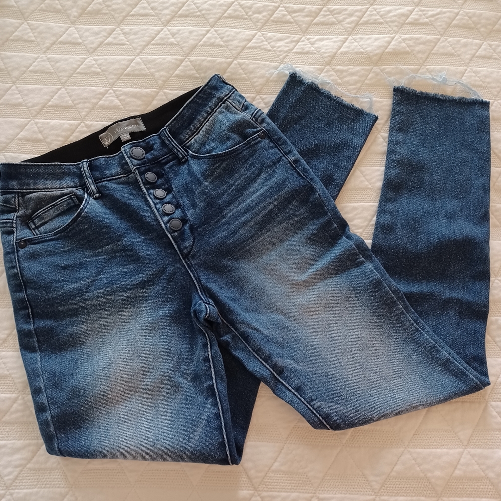 Wit & Wisdom size 0 stretchy high-rise jeans